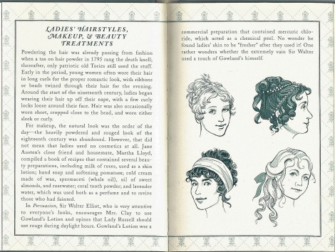Margaret C. Sullivan's "The Jane Austen Handbook" (p100-1)